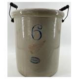Vintage Red Wing Stoneware Crock with Wire Handles