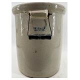 Vintage Red Wing Stoneware Crock with Wire Handles