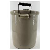 Vintage Red Wing Stoneware Crock with Wire Handles