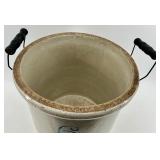Vintage Red Wing Stoneware Crock with Wire Handles