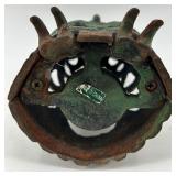 Cast Iron Owl Candle Holder - Decorative Sculpture