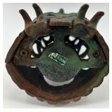Cast Iron Owl Candle Holder - Decorative Sculpture