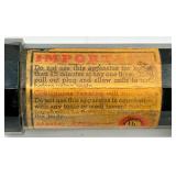 Six Action No. 12 Flash Light Cartridges & Glass Barrel Syringe - Vintage Lab Equipment