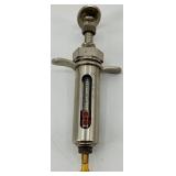 Six Action No. 12 Flash Light Cartridges & Glass Barrel Syringe - Vintage Lab Equipment