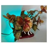 Vintage Lighted Console Deer Lamp, Vintage Ceramic Bunny Candle Holder & Bee Dish (Lot of 3)