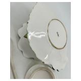 Vintage Lighted Console Deer Lamp, Vintage Ceramic Bunny Candle Holder & Bee Dish (Lot of 3)