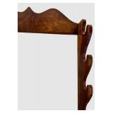 Wooden Gun Rack with Integrated Drawer and Rifle Slots
