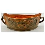 Roseville Brushberry Pottery 385-10 U.S.A. Bowl and Book