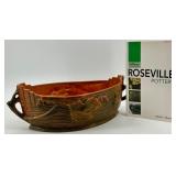 Roseville Brushberry Pottery 385-10 U.S.A. Bowl and Book