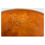 Roseville Brushberry Pottery 385-10 U.S.A. Bowl and Book