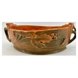 Roseville Brushberry Pottery 385-10 U.S.A. Bowl and Book