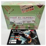 DROFUL Paint By Numbers Kit & Acrylic Paint Markers - New in Box #1