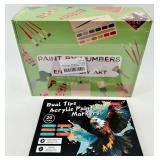 DROFUL Paint By Numbers Kit & Acrylic Paint Markers - New in Box #2