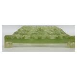 7 Acrylic Tiles with Leaf Motif Relief