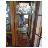 China hutch. Nice condition. With misc german glasses. As shown. CASH ON SITE ONLY. PICKUP IS TUESDAY MAY 19TH FROM 11 AM TO 4 PM. REGARDLESS WHAT THE SCHEDULE STATES.