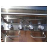 BBQ monument lp gas grill. Used but good condition. With cover. As shown. CASH ON SITE ONLY. PICKUP IS TUESDAY MAY 19TH FROM 11 AM TO 4 PM. REGARDLESS WHAT THE SCHEDULE STATES.