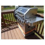 BBQ monument lp gas grill. Used but good condition. With cover. As shown. CASH ON SITE ONLY. PICKUP IS TUESDAY MAY 19TH FROM 11 AM TO 4 PM. REGARDLESS WHAT THE SCHEDULE STATES.