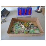 Vintage 1977 Starwars trading cards. Very nice condition. Approx 40 to 50 in the box. As shown. CASH ON SITE ONLY. PICKUP IS TUESDAY MAY 19TH FROM 11 AM TO 4 PM. REGARDLESS WHAT THE SCHEDULE STATES.