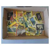 Vintage 1977 Starwars trading cards. Very nice condition. Approx 40 to 50 in the box. As shown. CASH ON SITE ONLY. PICKUP IS TUESDAY MAY 19TH FROM 11 AM TO 4 PM. REGARDLESS WHAT THE SCHEDULE STATES.