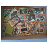 Vintage 1977 Starwars trading cards. Very nice condition. Approx 40 to 50 in the box. As shown. CASH ON SITE ONLY. PICKUP IS TUESDAY MAY 19TH FROM 11 AM TO 4 PM. REGARDLESS WHAT THE SCHEDULE STATES.