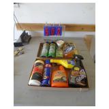 2 flats of cleaning supplies & hornet killer. As shown. CASH ON SITE ONLY. PICKUP IS TUESDAY MAY 19TH FROM 11 AM TO 4 PM. REGARDLESS WHAT THE SCHEDULE STATES.
