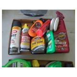 2 flats of automotive cleaning supllies. As shown. CASH ON SITE ONLY. PICKUP IS TUESDAY MAY 19TH FROM 11 AM TO 4 PM. REGARDLESS WHAT THE SCHEDULE STATES.