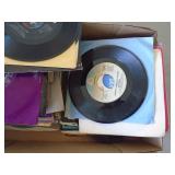 1 flat of 45 rpm records. Approx 30. As shown. CASH ON SITE ONLY. PICKUP IS TUESDAY MAY 19TH FROM 11 AM TO 4 PM. REGARDLESS WHAT THE SCHEDULE STATES.