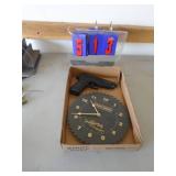 Craftsman clock & co2 pistol. As shown. CASH ON SITE ONLY. PICKUP IS TUESDAY MAY 19TH FROM 11 AM TO 4 PM. REGARDLESS WHAT THE SCHEDULE STATES.