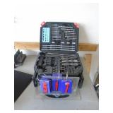 Drill & driver kit. As shown. Approx 200 pieces. CASH ON SITE ONLY. PICKUP IS TUESDAY MAY 19TH FROM 11 AM TO 4 PM. REGARDLESS WHAT THE SCHEDULE STATES.