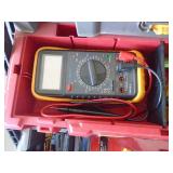 Organizer with electronic meters & misc. As shown. CASH ON SITE ONLY. PICKUP IS TUESDAY MAY 19TH FROM 11 AM TO 4 PM. REGARDLESS WHAT THE SCHEDULE STATES.
