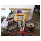 5 gal air tank with halogen lighting. As shown. CASH ON SITE ONLY. PICKUP IS TUESDAY MAY 19TH FROM 11 AM TO 4 PM. REGARDLESS WHAT THE SCHEDULE STATES.