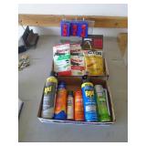 2 flats of cleaning supplies with mice sticky pads. As shown. CASH ON SITE ONLY. PICKUP IS TUESDAY MAY 19TH FROM 11 AM TO 4 PM. REGARDLESS WHAT THE SCHEDULE STATES.