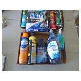 2 flats of cleaning supplies. As shown. CASH ON SITE ONLY. PICKUP IS TUESDAY MAY 19TH FROM 11 AM TO 4 PM. REGARDLESS WHAT THE SCHEDULE STATES.