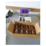 Crystal wine glasses. As shown. CASH ON SITE ONLY. PICKUP IS TUESDAY MAY 19TH FROM 11 AM TO 4 PM. REGARDLESS WHAT THE SCHEDULE STATES.