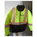2 reflective saftey coats. As shown. Both like new. Size xl and 1 xxl. CASH ON SITE ONLY. PICKUP IS TUESDAY MAY 19TH FROM 11 AM TO 4 PM. REGARDLESS WHAT THE SCHEDULE STATES.