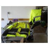 Safety reflective pants & coat. Size xl? CASH ON SITE ONLY. PICKUP IS TUESDAY MAY 19TH FROM 11 AM TO 4 PM. REGARDLESS WHAT THE SCHEDULE STATES.