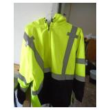 2 reflective saftey coats. As shown. 1 used & 1 like new. Size xxl & xl. CASH ON SITE ONLY. PICKUP IS TUESDAY MAY 19TH FROM 11 AM TO 4 PM. REGARDLESS WHAT THE SCHEDULE STATES.