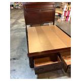 Universal Broadmore Rose Storage Bed - KING - Needs Repair