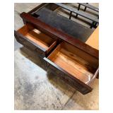 Universal Broadmore Rose Storage Bed - KING - Needs Repair