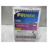 NEW Filtrete Air Filter 16x20x4”, MPR 1550 MERV 12, Ultra Allergen, Bacteria, and Virus Deep Pleat Filter, 2-pack