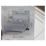 Main Parts of Rose Storage Bed - White - Queen - Missing Parts