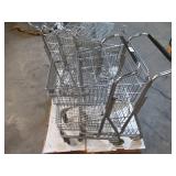 Pallet of 5 Double Deck Mini Push Shopping Carts - All Working