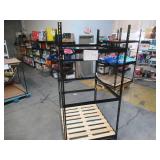 Adjustable Black Metal Frame Built to Fit Onto Pallets - Perfect for Projects