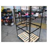 Adjustable Black Metal Frame Built to Fit Onto Pallets - Perfect for Projects