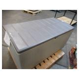 USED Suncast Deck Box - Broken Hinge, but Works Great