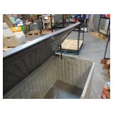 USED Suncast Deck Box - Broken Hinge, but Works Great