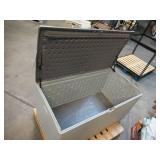 USED Suncast Deck Box - Broken Hinge, but Works Great