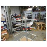 Adjustable Gray Metal Frame Built to Fit Onto Pallets - Perfect for Projects