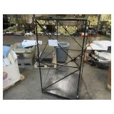 Welded Black Metal Frame Built to Fit Onto Pallets with Flat Roof - Perfect for Projects