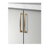 NEW Sapphire Octa 7-1/2-in , 192mm Center to Center Gold Rectangular Bar Appliance Pull 10 -Pack